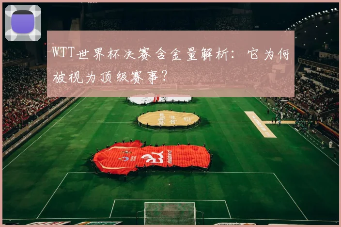 WTT世界杯决赛含金量解析：它为何被视为顶级赛事？
