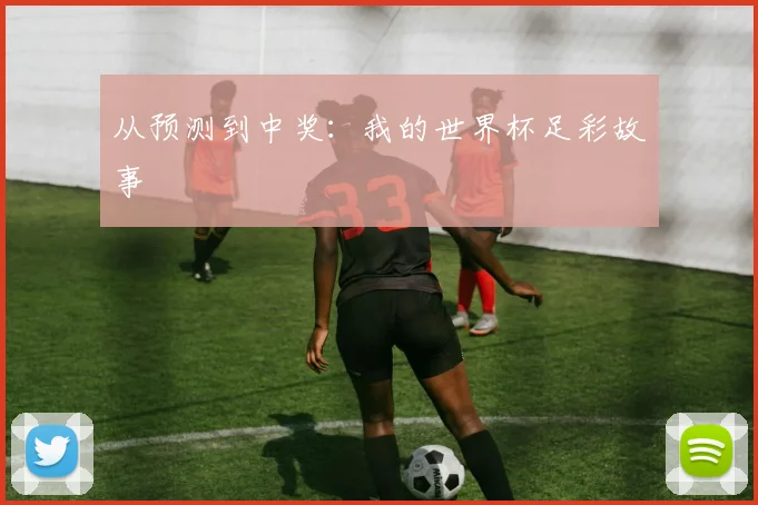 从预测到中奖:我的世界杯足彩故事