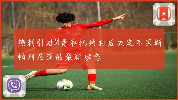 热刺引进M费和托纳利后决定不买断帕利尼亚的最新动态